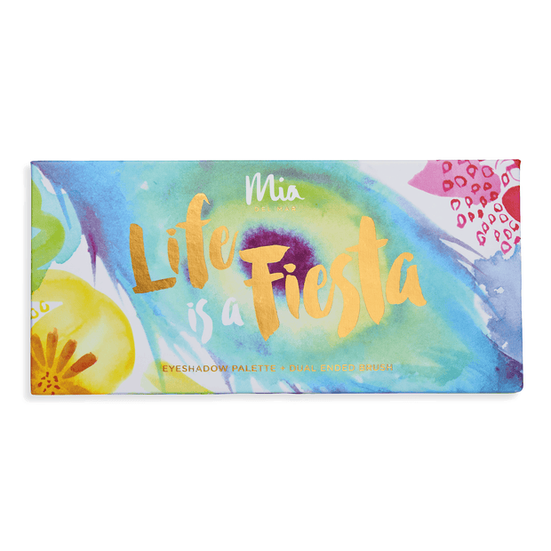 Life is a Fiesta Eyeshadow Palette + Dual Ended Brush