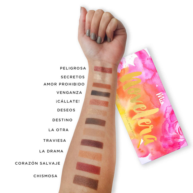 Novelera Eyeshadow Palette + Dual Ended Brush