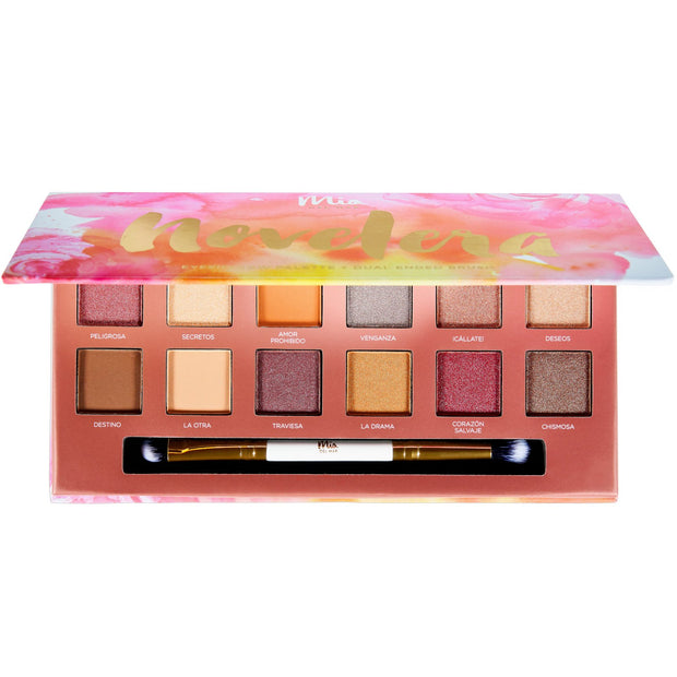 Novelera Eyeshadow Palette + Dual Ended Brush
