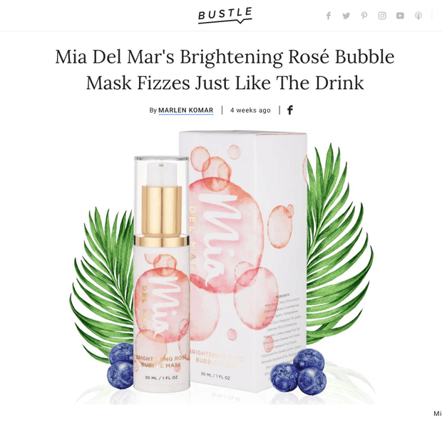 Brightening Rosé Bubble Face Mask