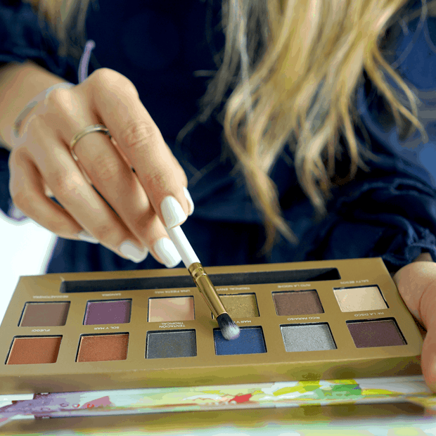 Life is a Fiesta Eyeshadow Palette + Dual Ended Brush